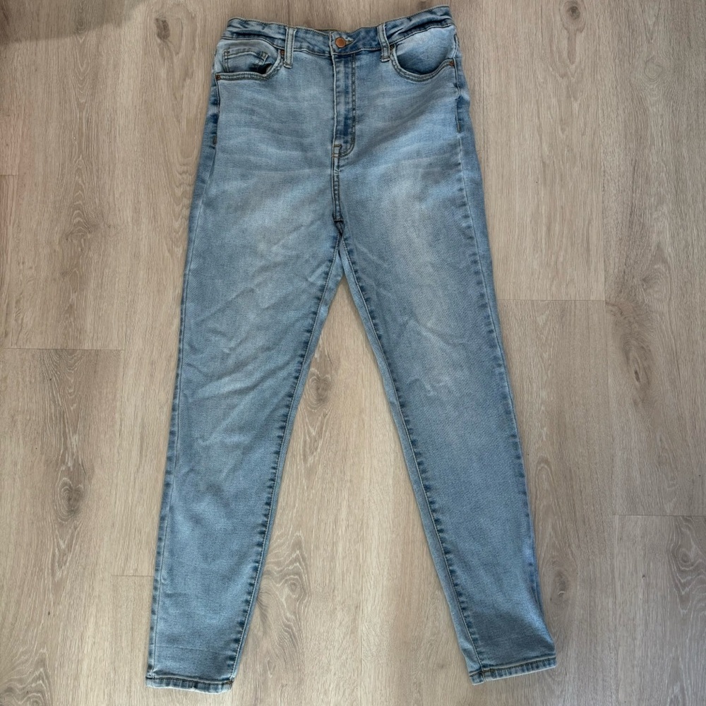 forever 21 medium blue wash denim jeans pants bottoms